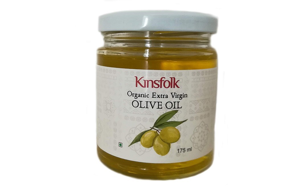 Kinsfolk Organic Extra Virgin Olive Oil   Glass Jar  175 millilitre